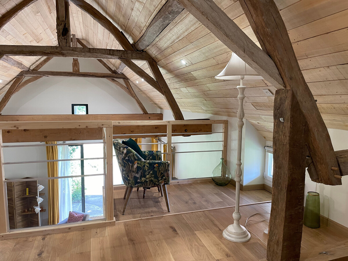 Gîte indépendant Mayet, 2 personnes avec poêle à bois - Photo 8