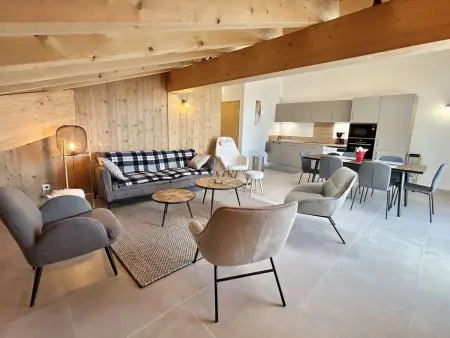 Location appartement à Combloux, Appartement 3 pièces, 4/6 couchages à Combloux avec parking