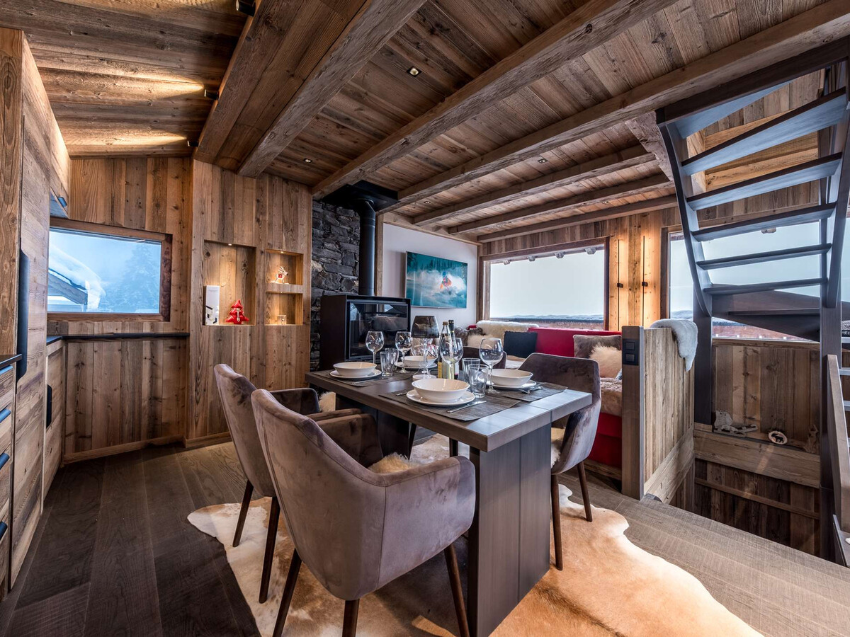 Chalet cosy Courchevel 5 pers près des pistes avec sauna et terrasse - Photo 5