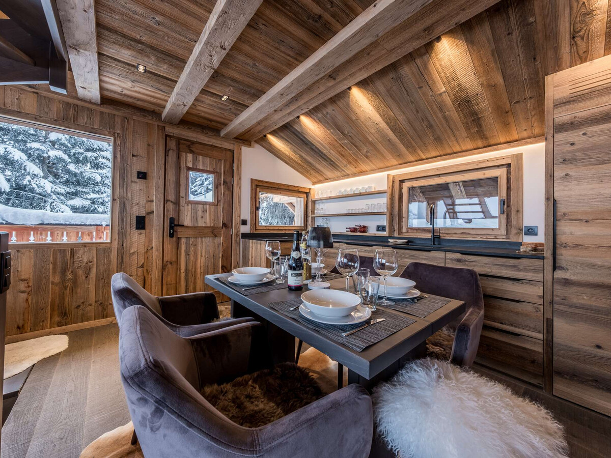 Chalet cosy Courchevel 5 pers près des pistes avec sauna et terrasse - Photo 6