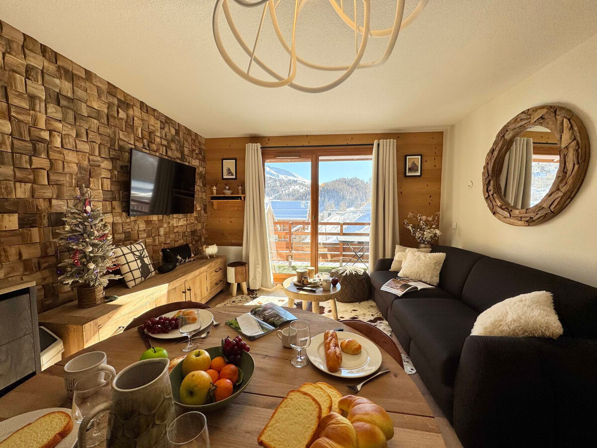 Appartement 6 pers. à Vars, balcon, parking et casier skis - Photo 1