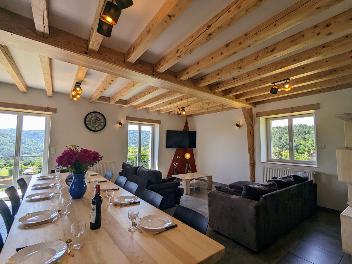 Le Tranquilou : Gîte 10 pers. rénové, terrain vaste à Saint-Privat-d'Allier - Photo 19