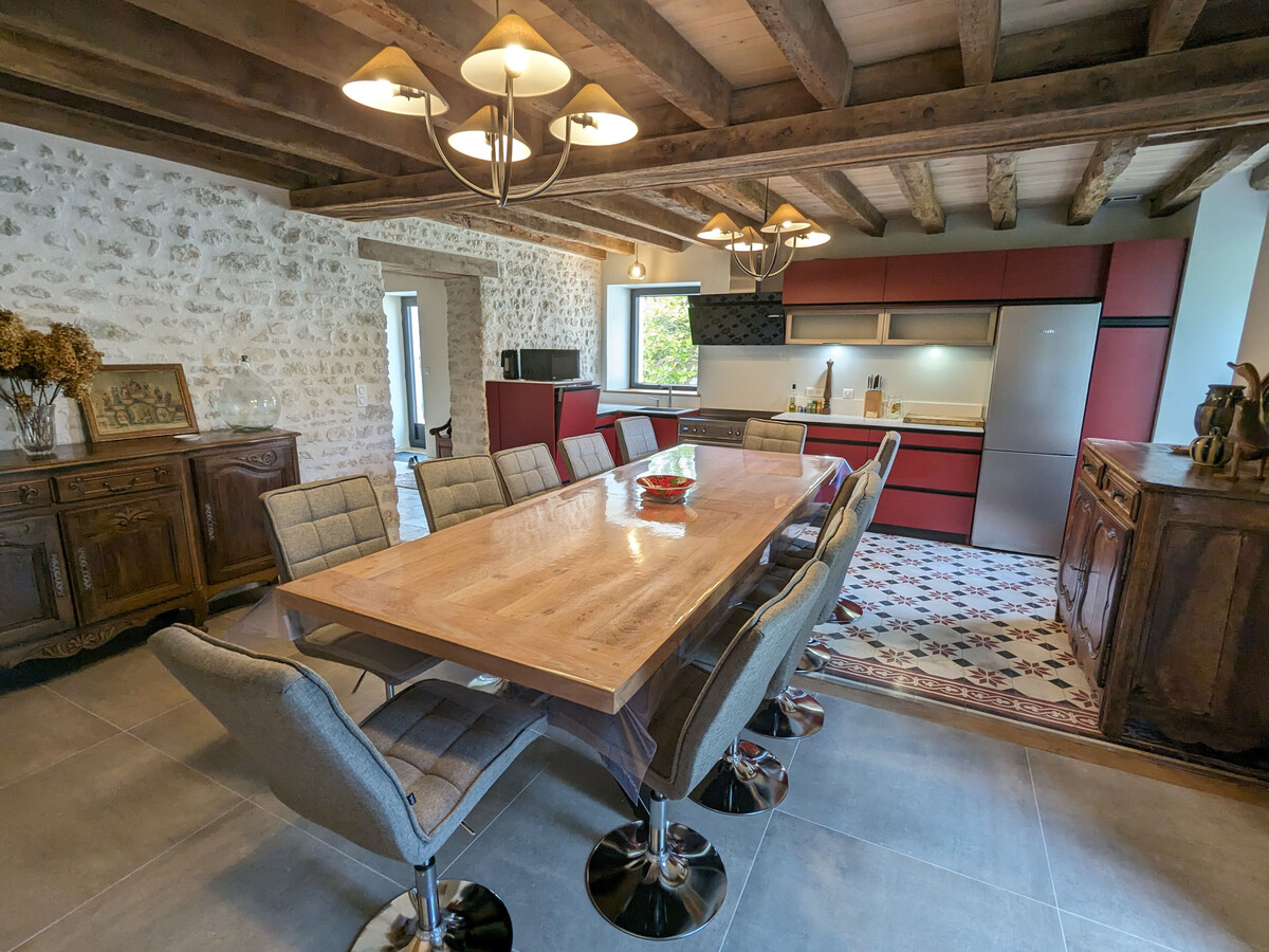 Gîte 10 pers., piscine chauffée et rivière à Aulnay-la-Rivière - Photo 19
