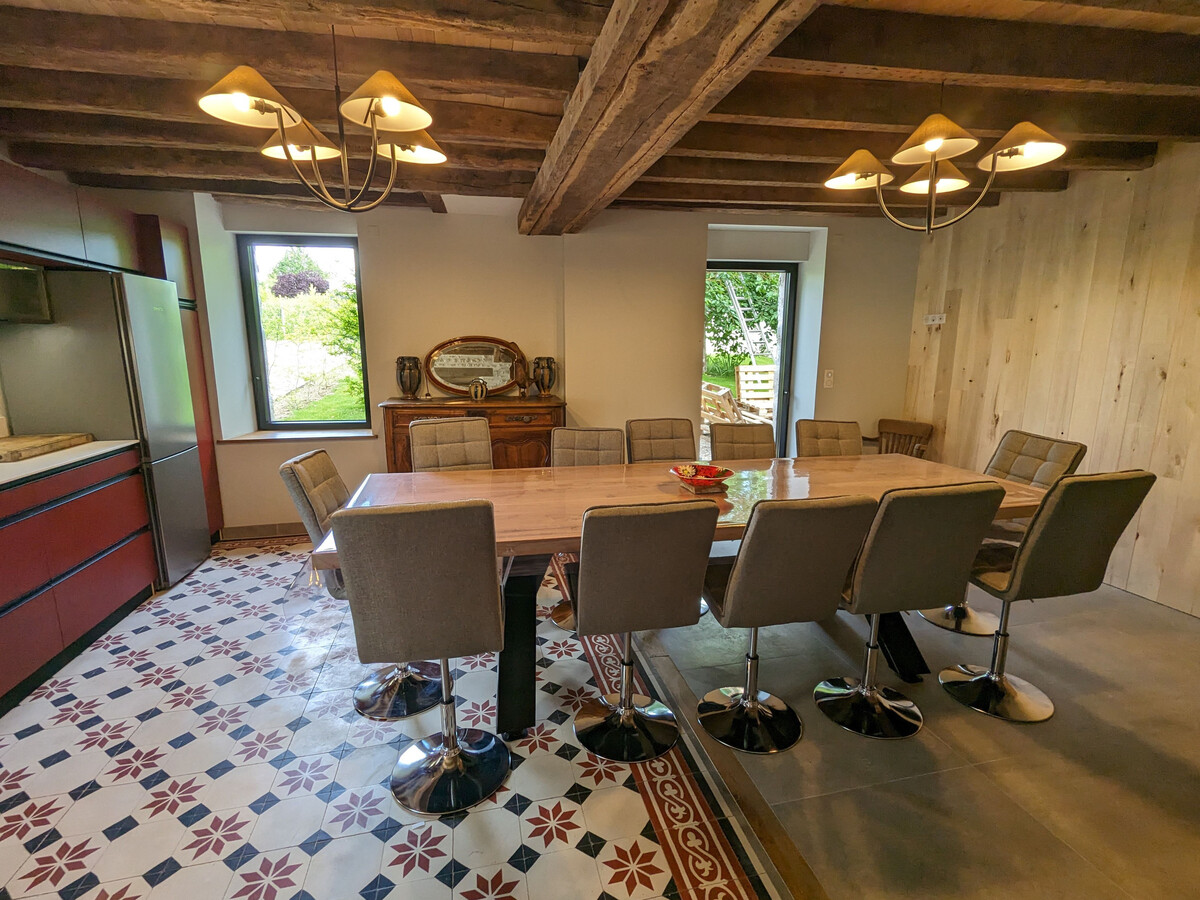 Gîte 10 pers., piscine chauffée et rivière à Aulnay-la-Rivière - Photo 20