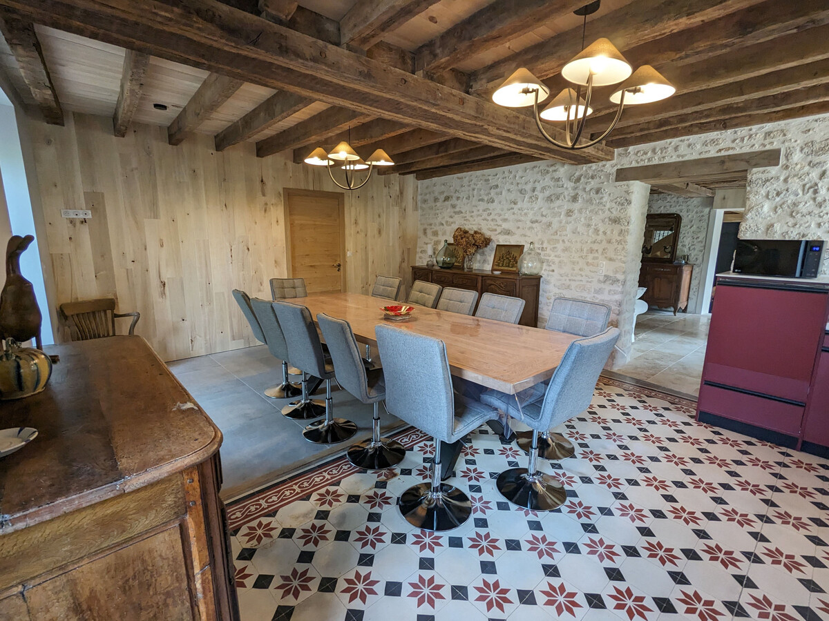 Gîte 10 pers., piscine chauffée et rivière à Aulnay-la-Rivière - Photo 22