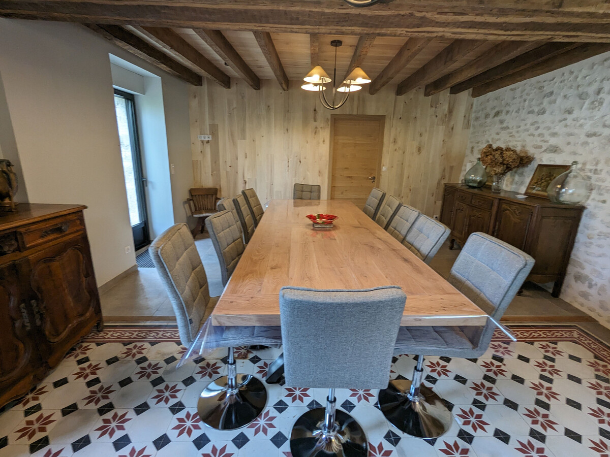 Gîte 10 pers., piscine chauffée et rivière à Aulnay-la-Rivière - Photo 23