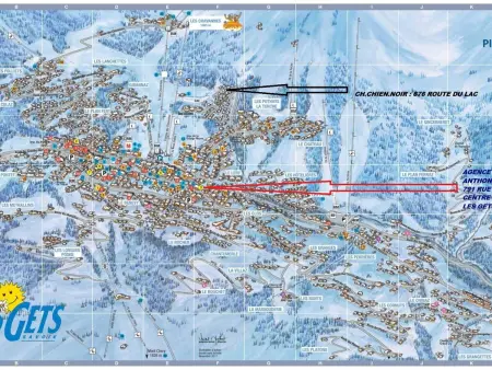 Chalet familial aux Gets, 8 pers, 150m des pistes, 4 chambres, 4 SDB, terrasse sud, proche lac - Photo 23