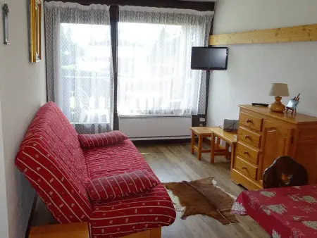 Location appartement à Les Gets, Studio cabine confortable 4 pers, centre Les Gets, proche commerces