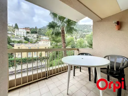 2 pièces climatisé, terrasse étage élevé, piscine à Menton : photo 7