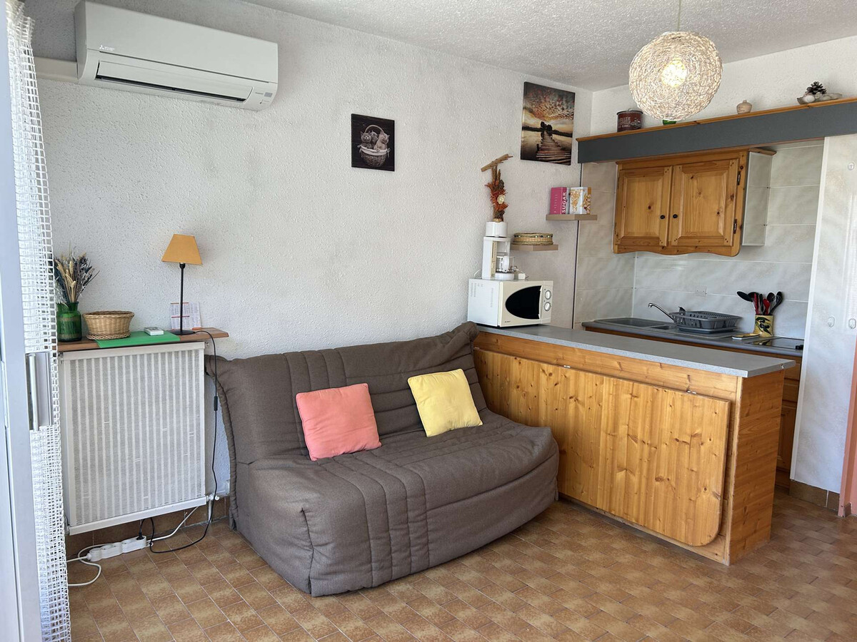 Appart 2 pièces climatisé, 2 terrasses, accès direct port - Photo 4