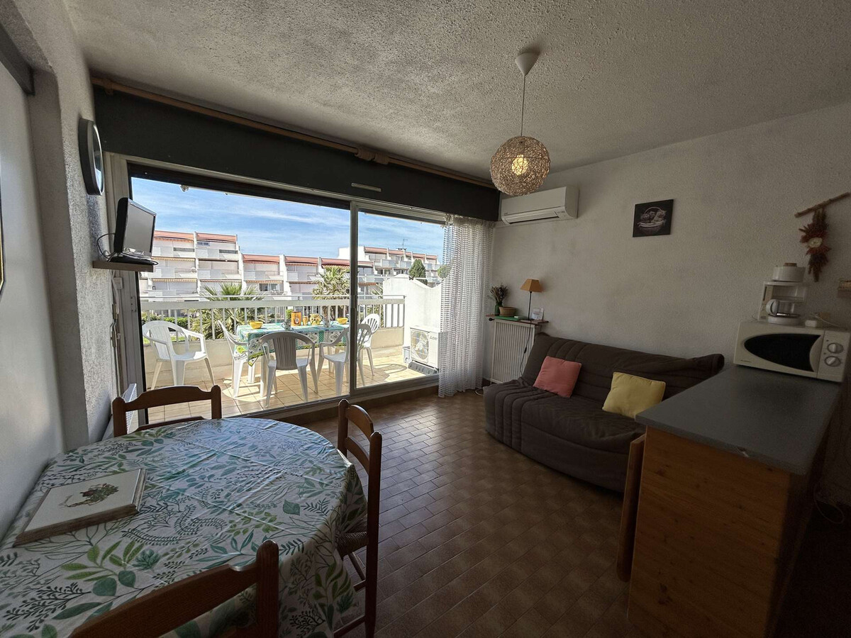 Appart 2 pièces climatisé, 2 terrasses, accès direct port - Photo 6