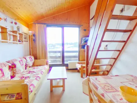 Location appartement à Les Saisies, Studio cabine 4 personnes aux Saisies, centre proche