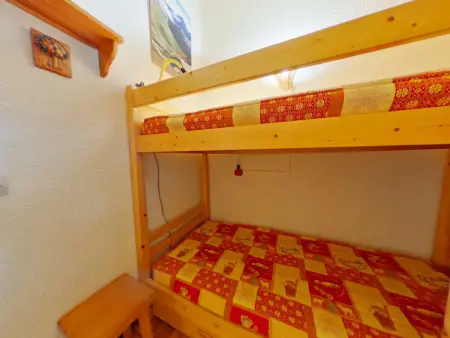 Studio cabine 4 pers. aux Saisies, balcon sud-est : photo 6