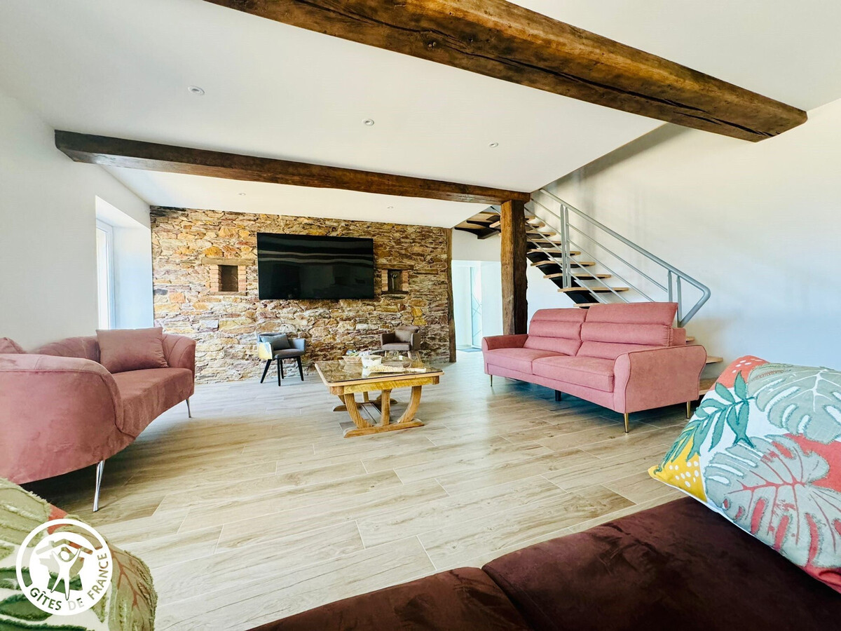 Gîte La Féneraie : 12 pers, spa 6 places et sauna - Photo 6