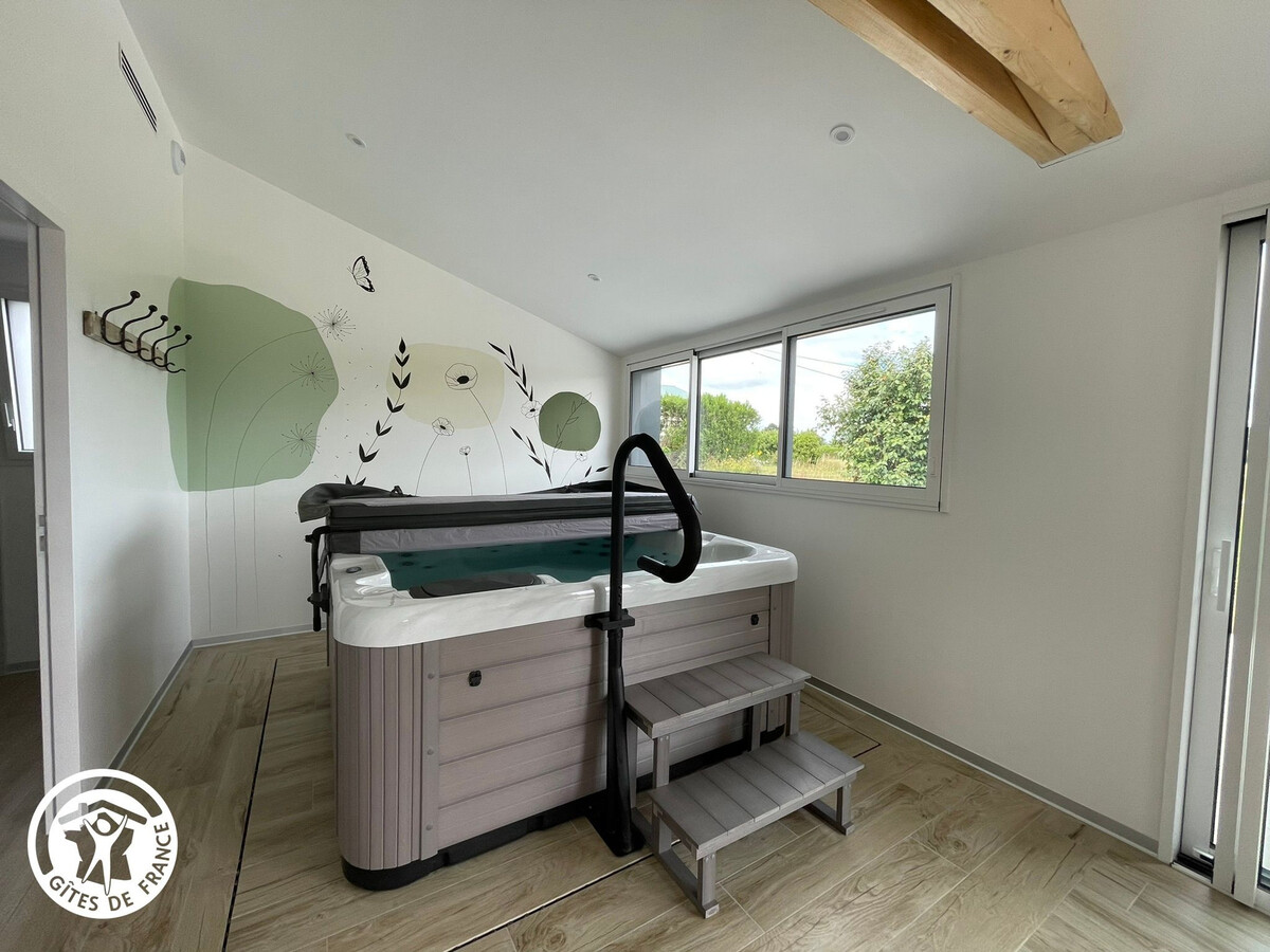 Gîte La Féneraie : 12 pers, spa 6 places et sauna - Photo 19