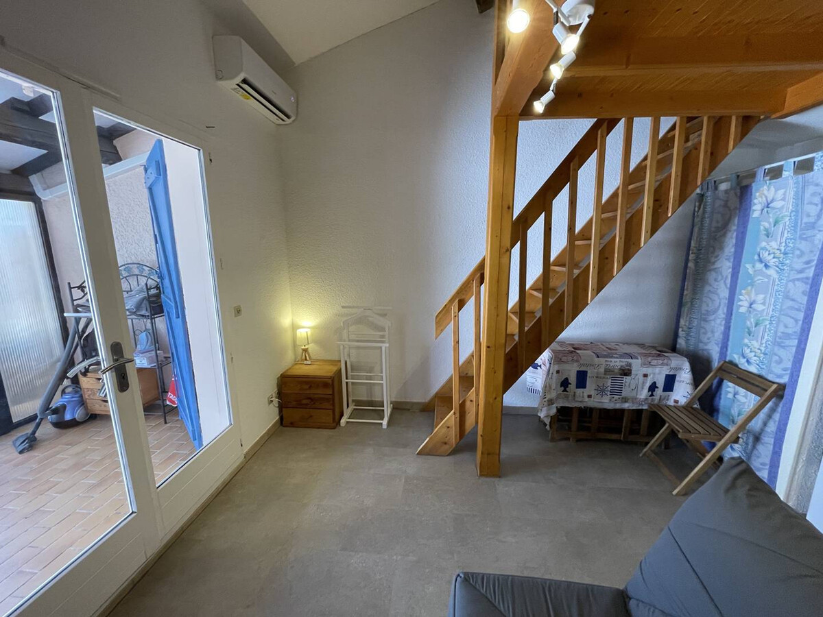 Studio mezzanine climatisé 4 pers., 900m plage, parking - Photo 17