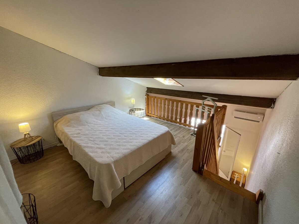 Studio mezzanine climatisé 4 pers., 900m plage, parking - Photo 18