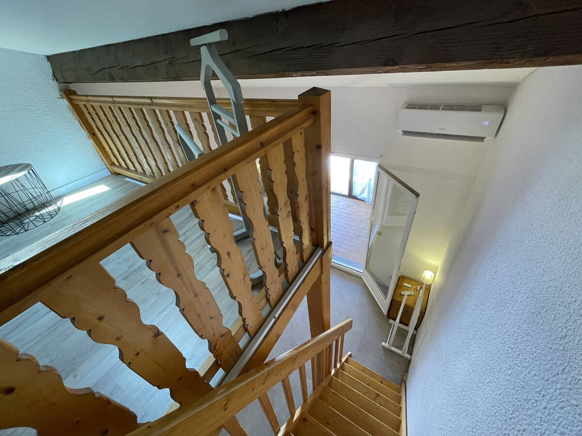 Studio mezzanine climatisé 4 pers., 900m plage, parking - Photo 21