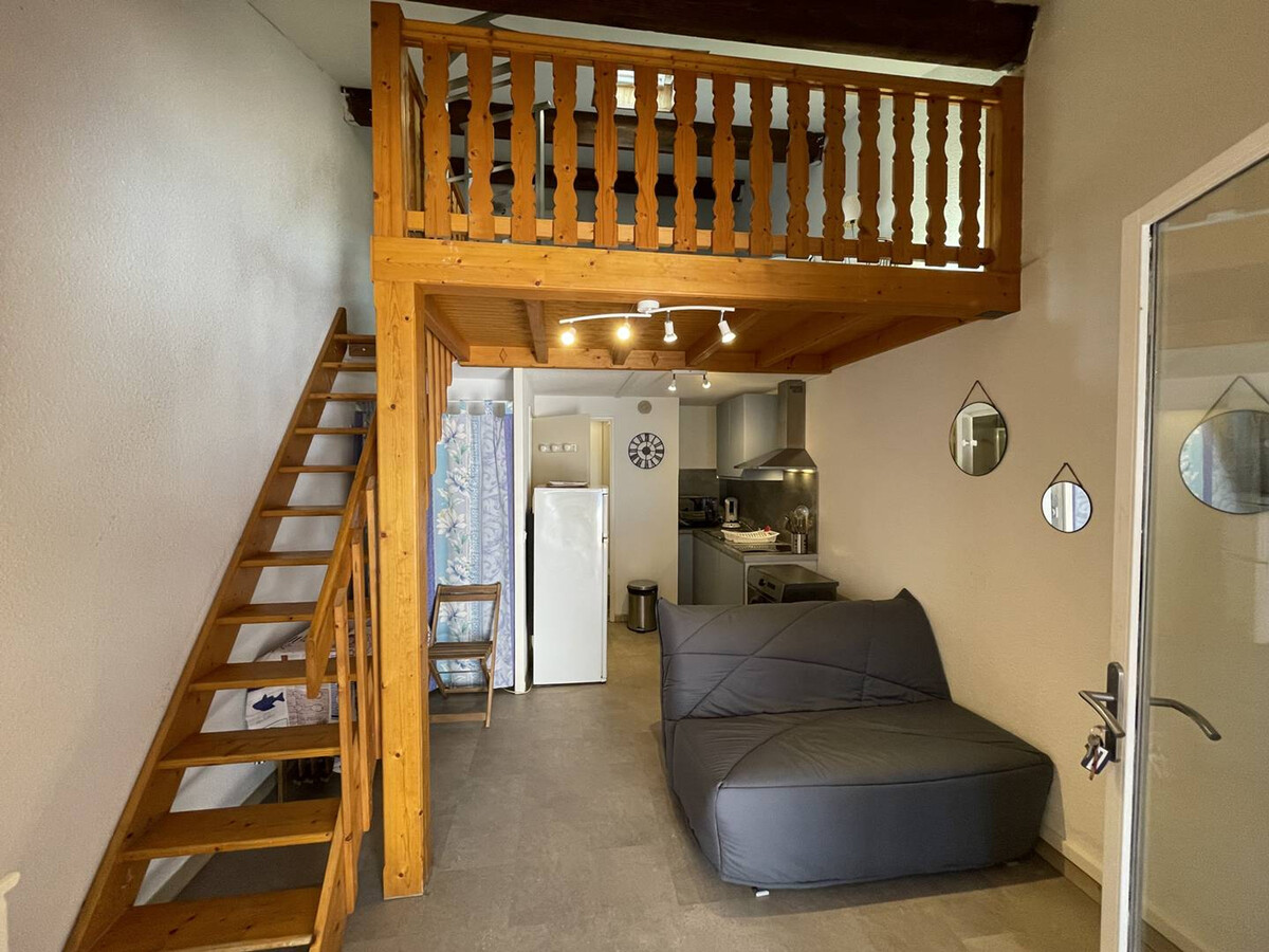 Studio mezzanine climatisé 4 pers., 900m plage, parking - Photo 22
