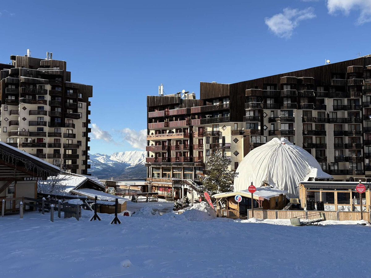 Studio 4 pers. aux Orres avec casier à ski et vue pistes - Photo 7