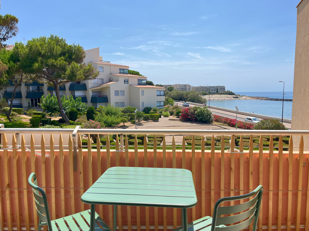 Studio vue mer refait 2024 avec terrasse à Sète - Photo 12