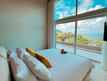 Penthouse 2 niveaux, jacuzzi privé et vue 360° mer : photo 5