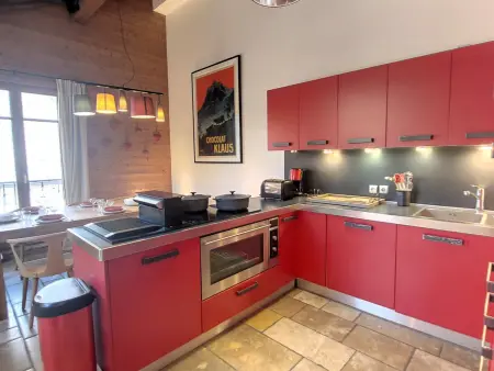 Penthouse 4 chambres aux Gets, vue Vieux Village : photo 4