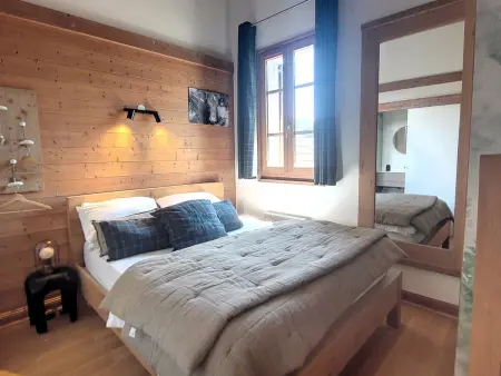 Penthouse 4 chambres aux Gets, vue Vieux Village : photo 13