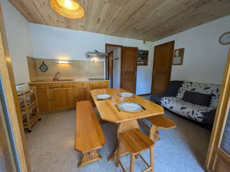 Appartement T2 calme à Beaufort, balcon, navette ski : photo 2