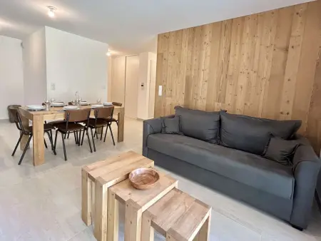 Location appartement à Combloux, Appartement Neuf 3 Pièces avec Terrasse et Jardin, Proche Remontées Mécaniques, Parking Inclus