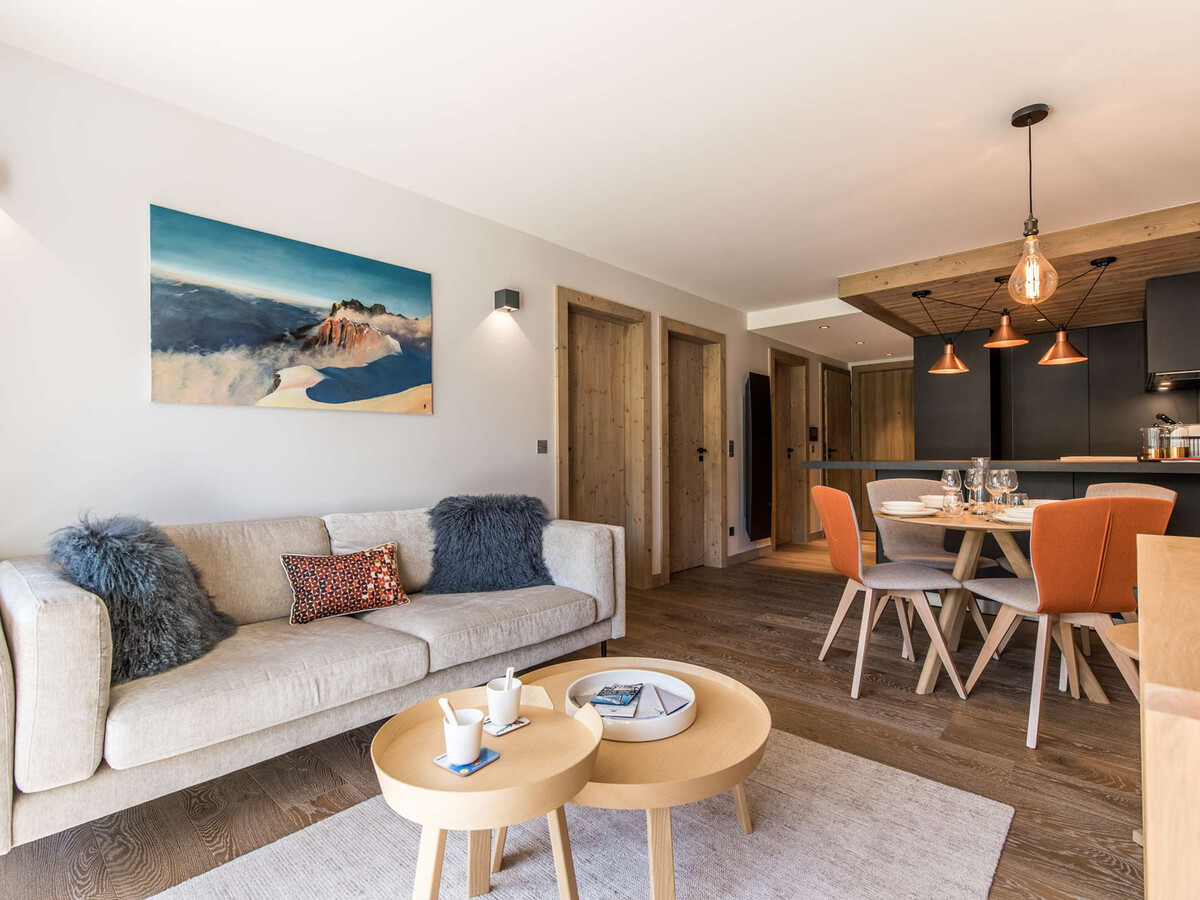 Appartement 4 pers, Courchevel Centre, balcon Sud-Est, accès pistes - Photo 1