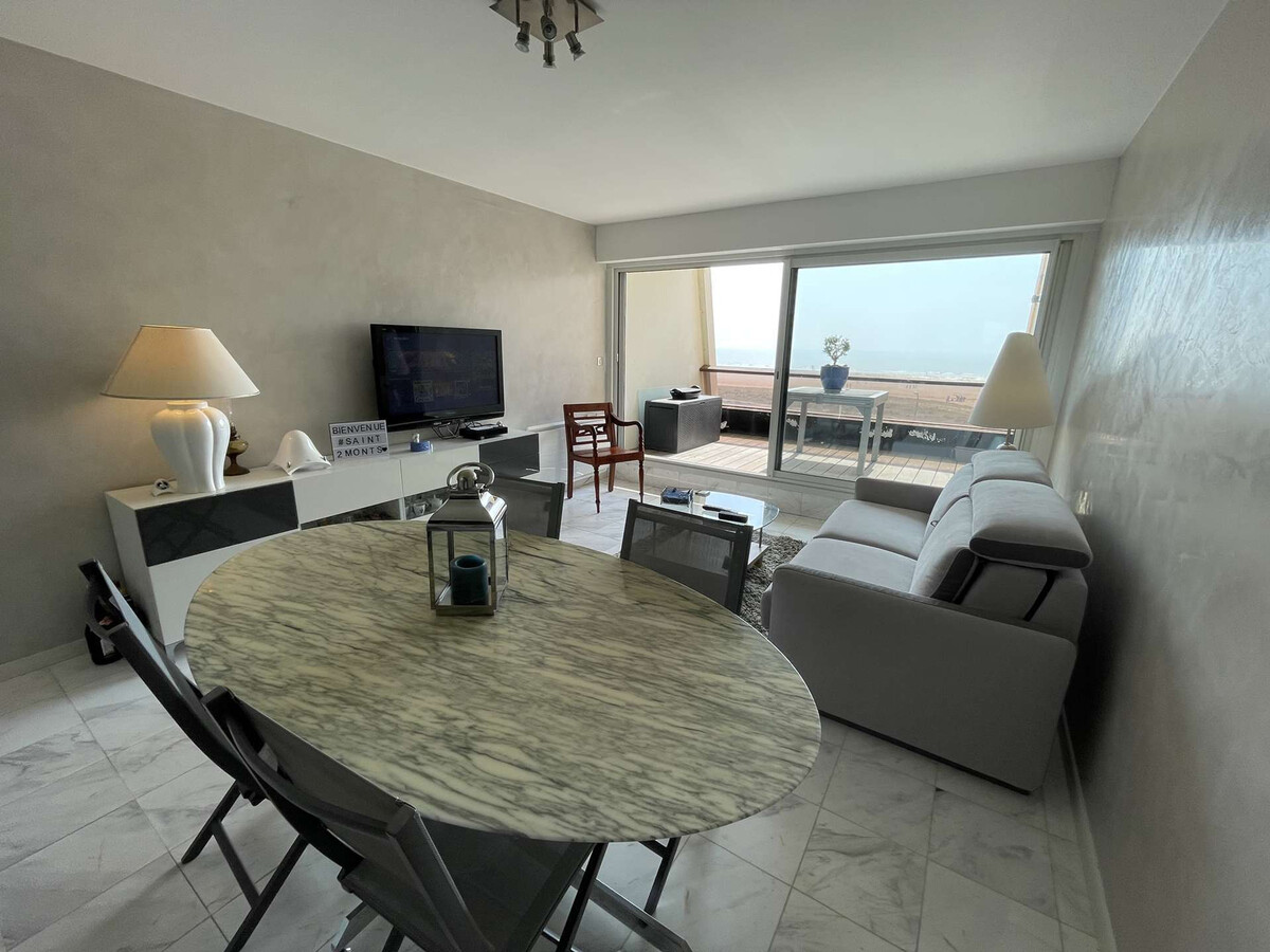 T2 + studio avec balcon vue mer, accès direct plage - Photo 5