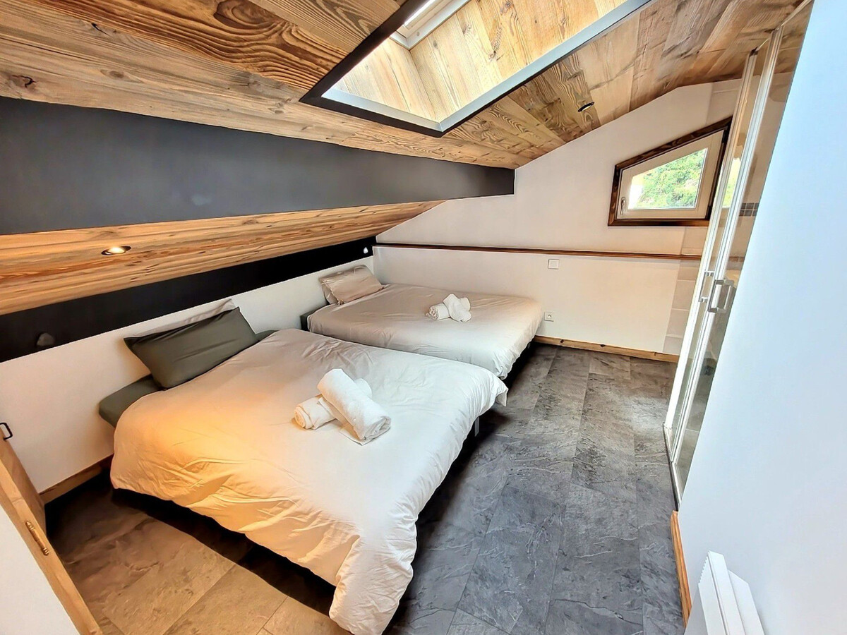Appartement 2 chambres Les Gets, vue pistes et balcon sud-ouest - Photo 8