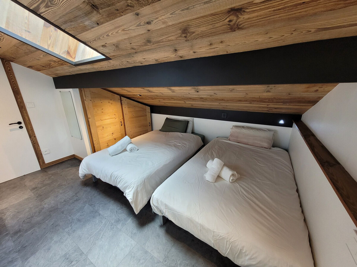 Appartement 2 chambres Les Gets, vue pistes et balcon sud-ouest - Photo 12