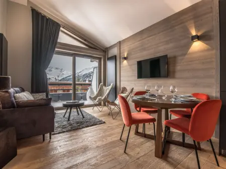 Location appartement à Courchevel 1550, Courchevel 1550 - 5 pers, centre, parking, Wi-Fi