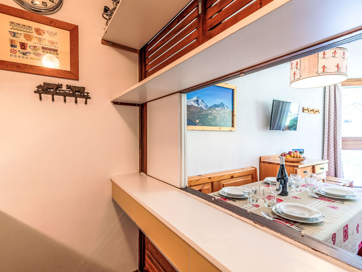 Studio 25 m² Tignes, balcon sud vue pistes ski - Photo 5