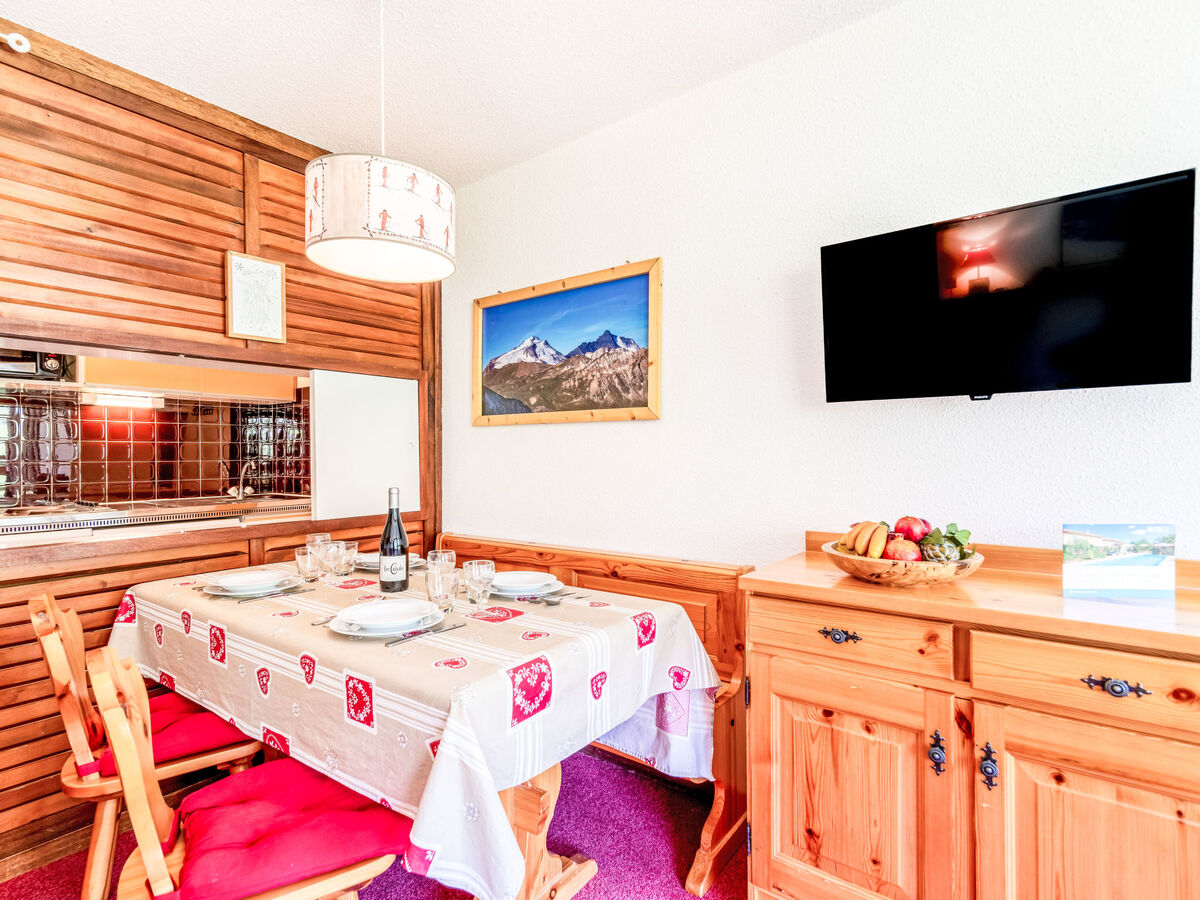 Studio 25 m² Tignes, balcon sud vue pistes ski - Photo 8
