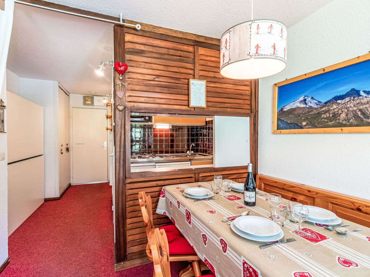 Studio 25 m² Tignes, balcon sud vue pistes ski - Photo 9