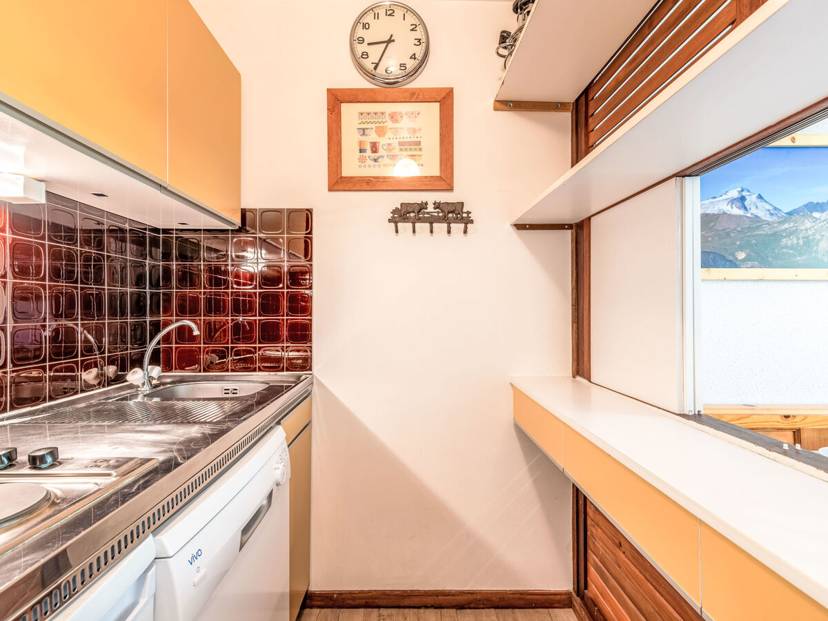 Studio 25 m² Tignes, balcon sud vue pistes ski - Photo 11