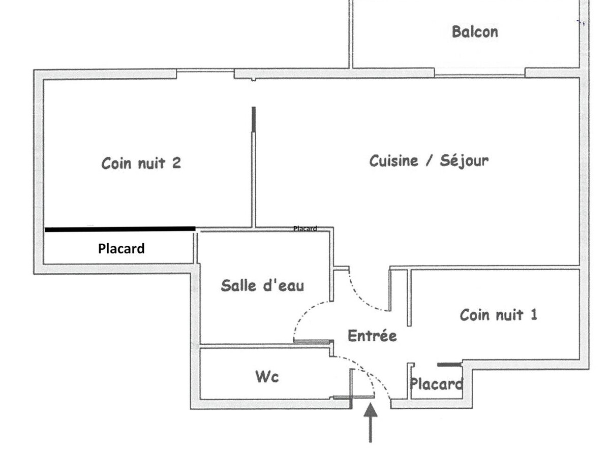T2 centre-ville Bagnères-de-Luchon, loggia, fibre - Photo 6