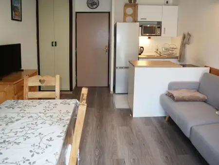 Studio 6 personnes avec balcon au pied des pistes, Les Orres : photo 2
