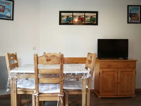 Studio 6 personnes avec balcon au pied des pistes, Les Orres : photo 4
