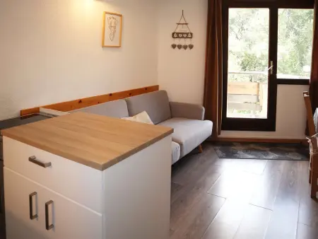 Studio 6 personnes avec balcon au pied des pistes, Les Orres : photo 6