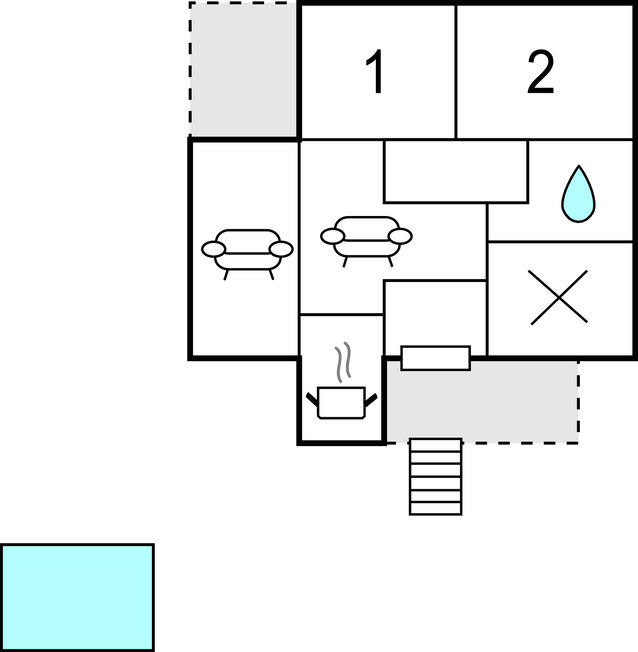 San Bartolomeo LT, Appartement 3 personnes à Castel Rigone - Photo 31