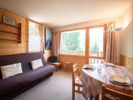 Location appartement à Valmorel, 2 pièces avec balcon, 5 pers, ascenseur, parking, skis - Les Avanchers-Valmorel