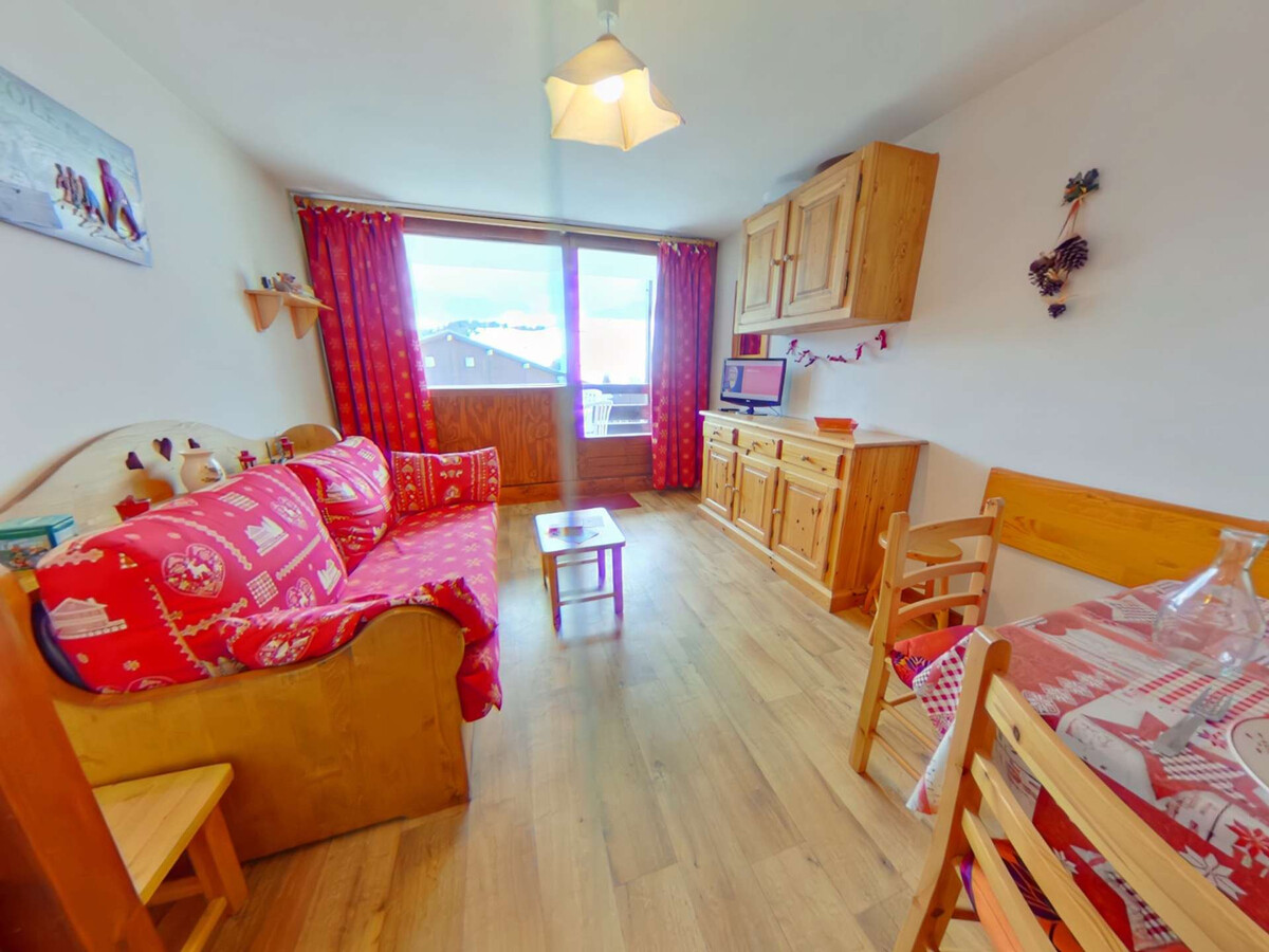 Studio cabine 4 pers, balcon sud, Les Saisies - Photo 1