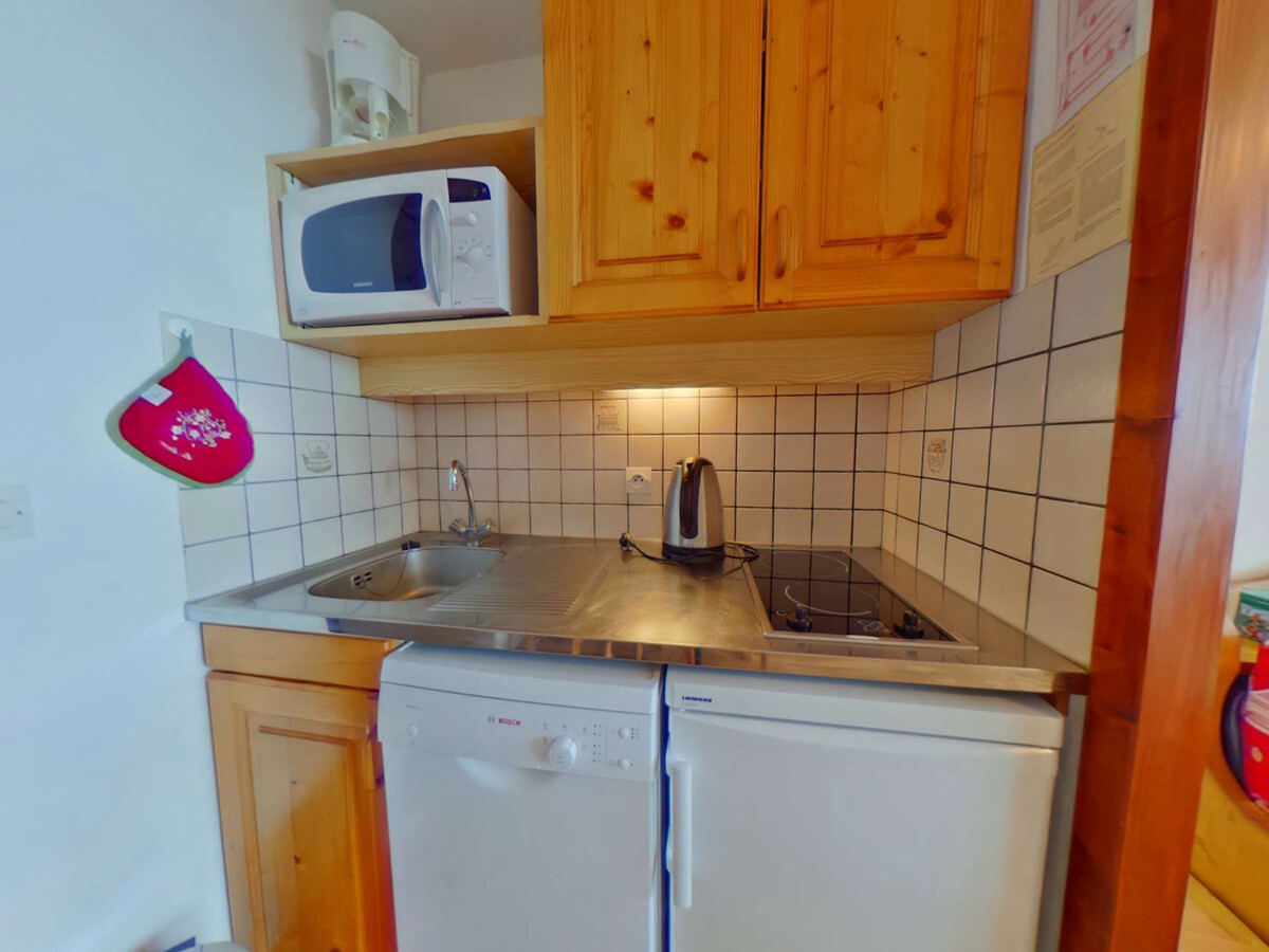 Studio cabine 4 pers, balcon sud, Les Saisies - Photo 7
