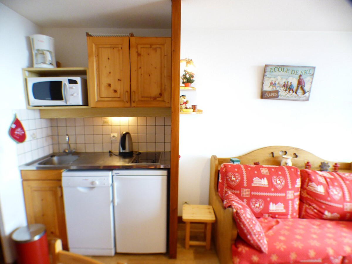 Studio cabine 4 pers, balcon sud, Les Saisies - Photo 9