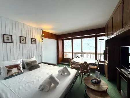 Appartement T2 Tignes, balcon sud, proche pistes : photo 4