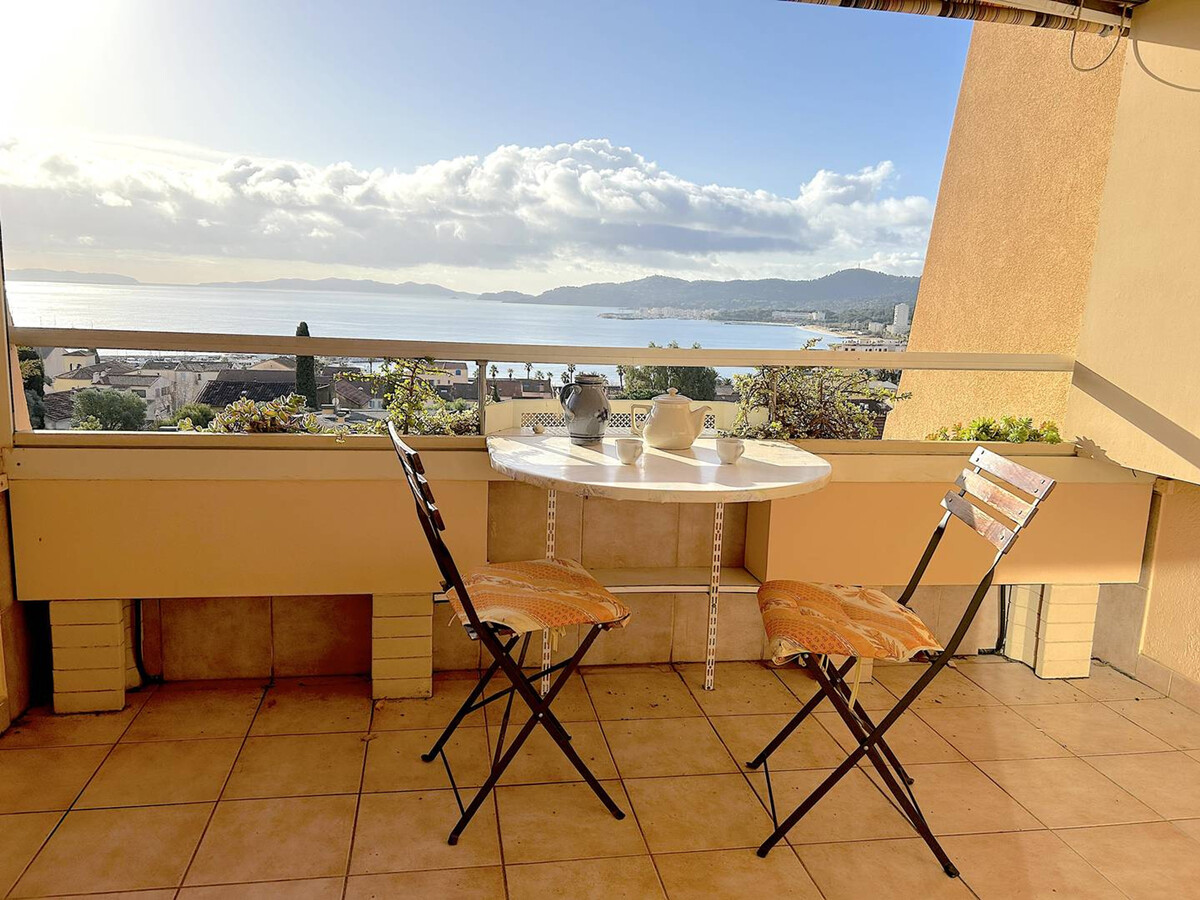 Appartement 2 pièces Le Lavandou, terrasse vue mer sud - Photo 1